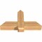 Ekena Millwork Eugene Smooth Timber Gable Bracket, Western Red Cedar, 36"W x 21"H x 5 1/2"D x 5 1/2"F, 14/12 Pitch GBW036X21X0606EUG00SWR - alternate 2